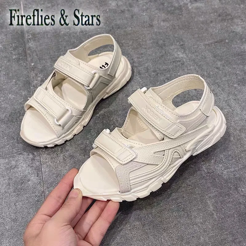 Летние сандалии для девочек и мальчиков детская обувь в римском стиле модная