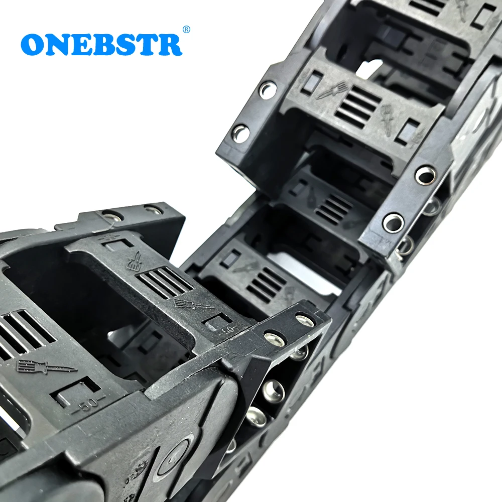 Трансмиссионный кабель с цепью 30x57 мм 1 метр переносчик проводов буксирный провод