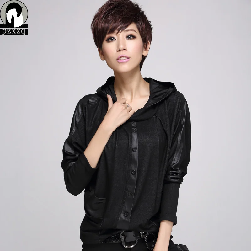 Повседневная футболка размера плюс с капюшоном пуловер со своим характером