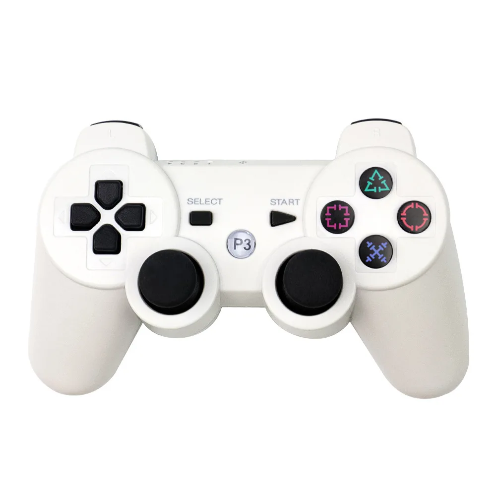 Gamepad Wireless Bluetooth Joystick For PS3 Controller Wireless Console For Sony Playstation 3 Game Pad Games Accessories - Цвет: Белый
