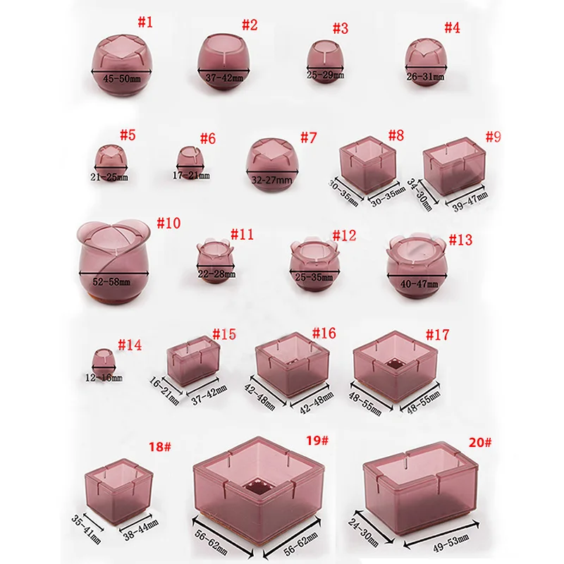 Улучшенная мебель 16 шт. фетровая подкладка нескользящий коврик для ножек стола