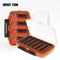 waterproof fishing fly lures box fishing tackle box insect bait hooks box baits case fish hook storage box goods accessories