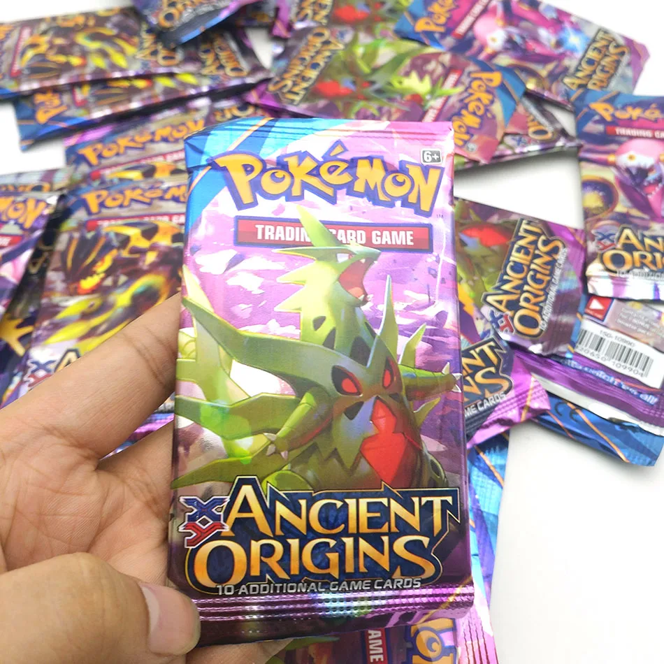 Pokemon 324 шт. GX EX MEGA Обложка карты 3D версия древних происхождения Коллекционная