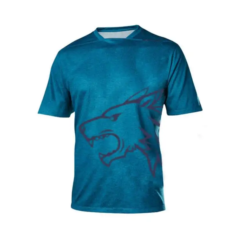 G Футболка с коротким рукавом для горного велосипеда MTB DH Maillot велосипедная рубашка Униформа одежда для велоспорта Одежда для мотоцикла - Цвет: G