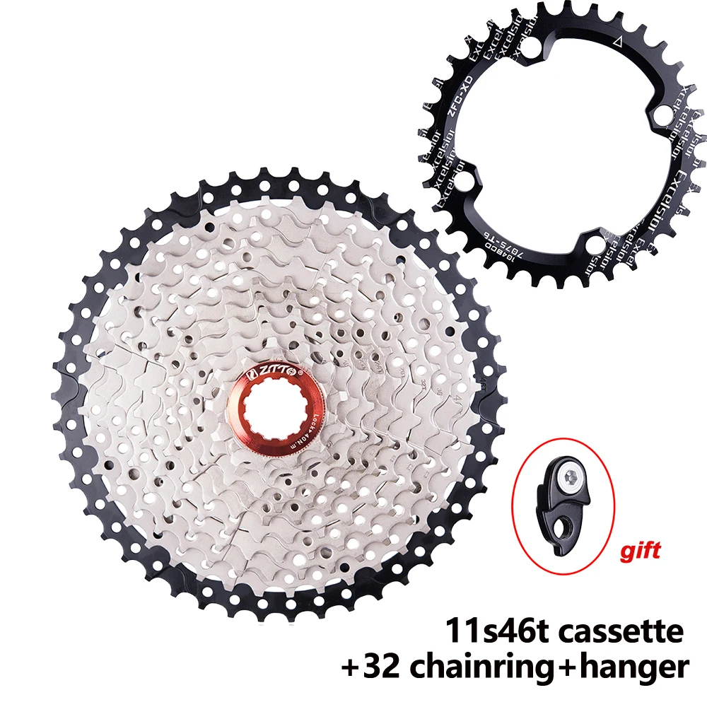 Запчасти ZTTO для горного велосипеда кассета свободного колеса 11s 22s 11S 11 40T 11V K7 цепь