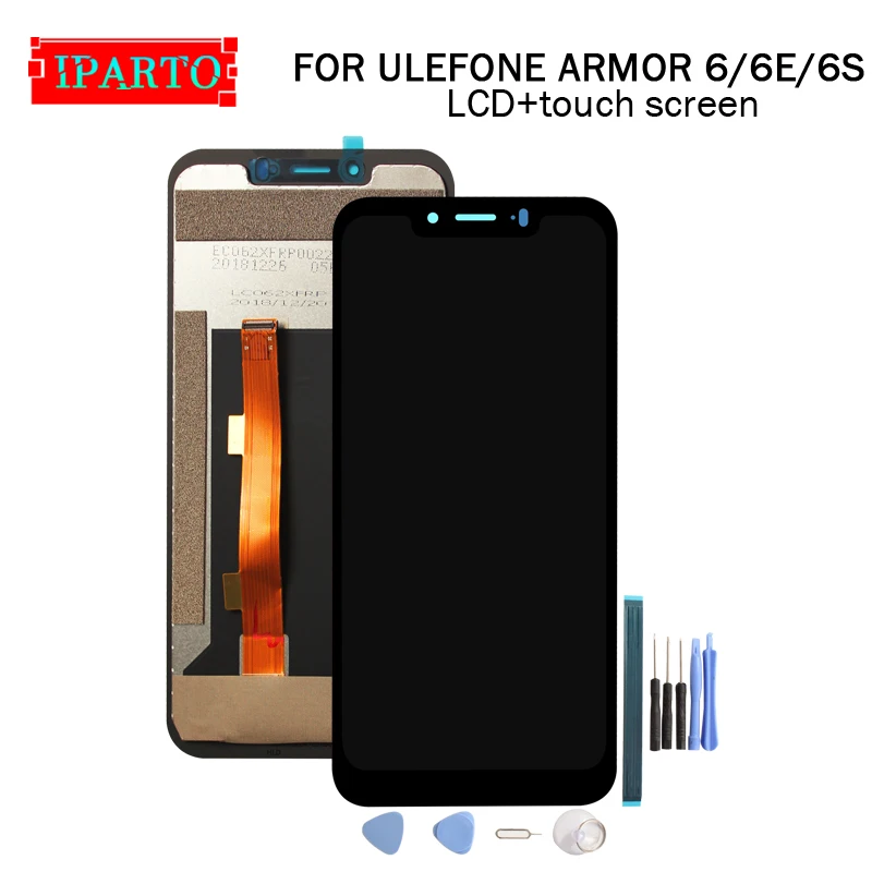 6 2 дюйма ULEFONE ARMOR ЖК-дисплей + сенсорный экран дигитайзер в сборе 100% Оригинальный