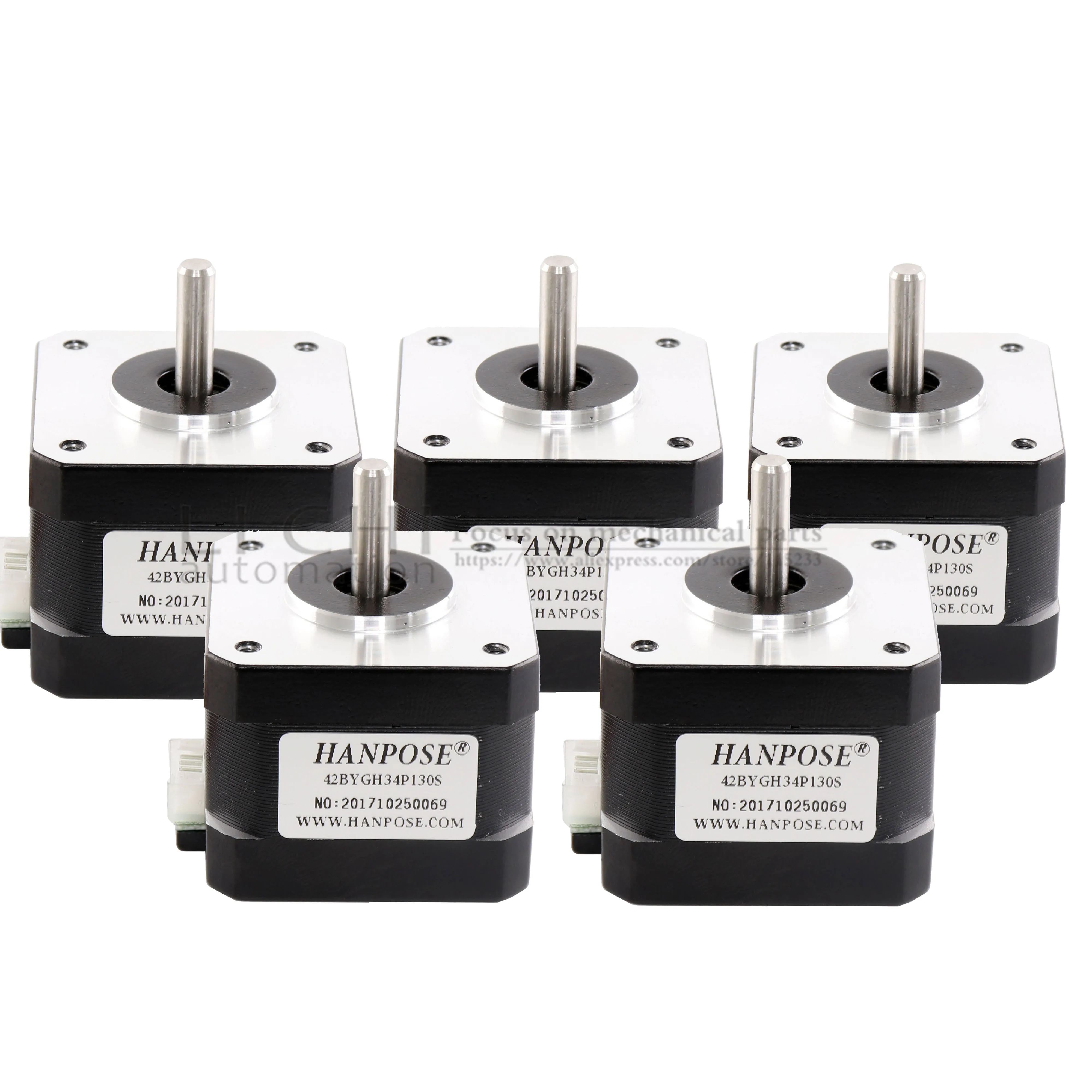 

10PCS Nema17 Step Motor 17HS3430S 0.4A 28N.CM 42X34MM Stepper Motor 42BYGH motor for 3D Printer and CNC milling machine
