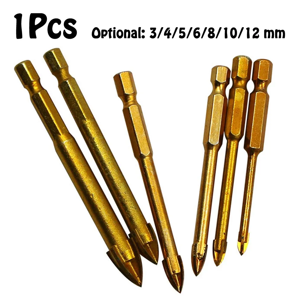 

1 Pcs Cross Drill Bit Efficient Universal Cross Alloy Drill Bits Hole Opening Bit For Wood Cutter Woodworking Tools
