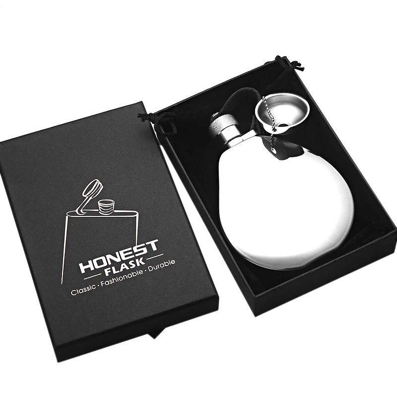 Honest 304 Stainless Steel Hip Flask Set 6 OZ Portable Outdoor Waterproof Flagon Wine Pot Barware For Men | Дом и сад
