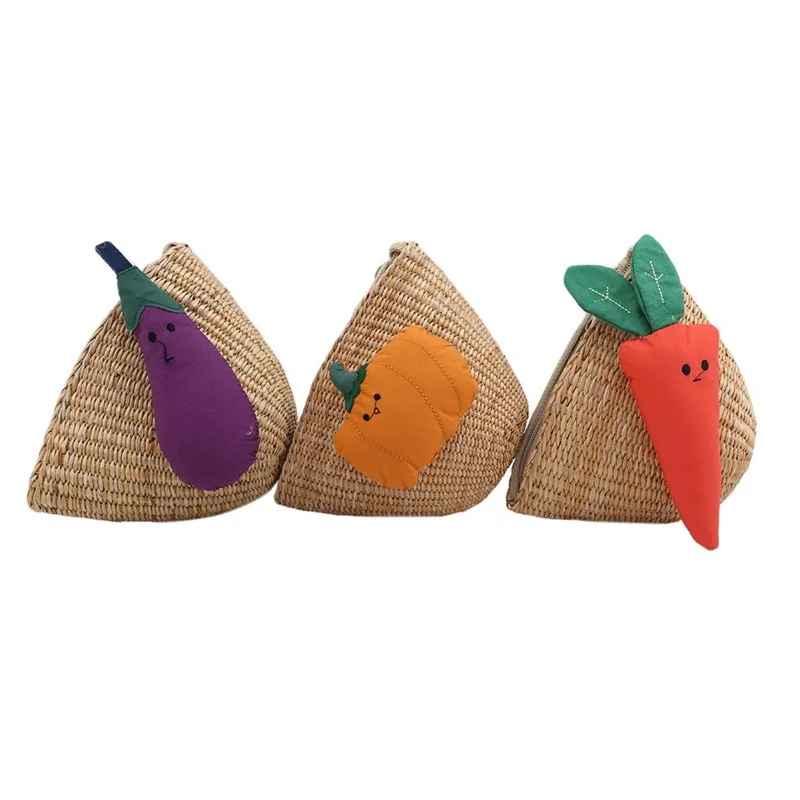 

Fashion Summer Women Shoulder Bag Cute Carrot Shoulder Bags For Women Keys Coin Purse Cute Mini Handbag