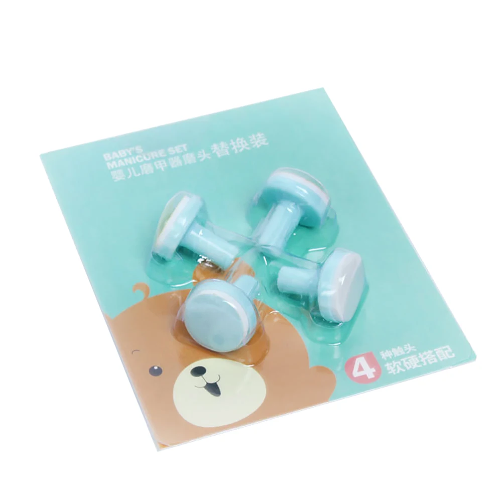 4 шт. детский триммер для ногтей с насадками|Уход за ногтями| |