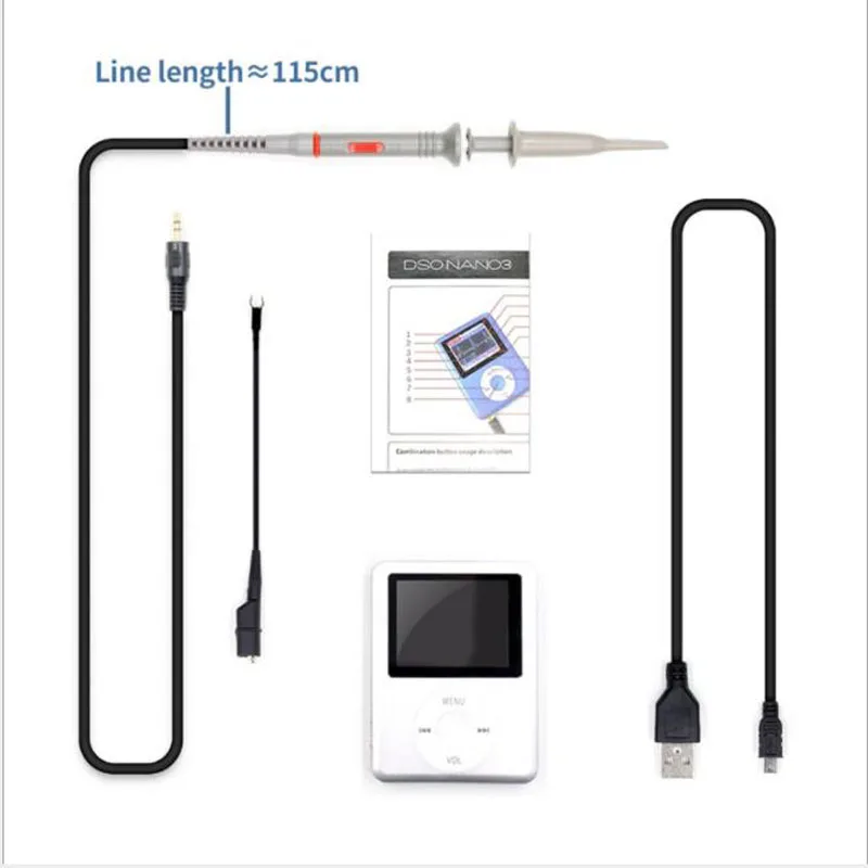 

DSO 168 Digital Oscilloscope 20m Bandwidth 100m Sampling Rate Handheld Mini Oscilloscope
