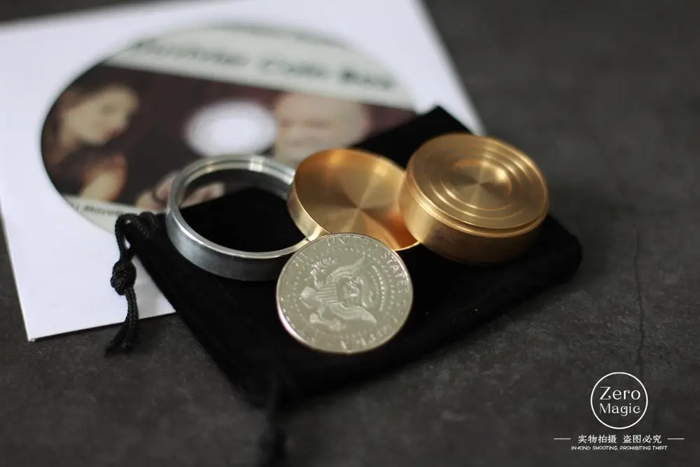 Duvivier Coin Box (полдоллара) от Dominique Magic Tricks реквизит мерцающие иллюзии крупным планом