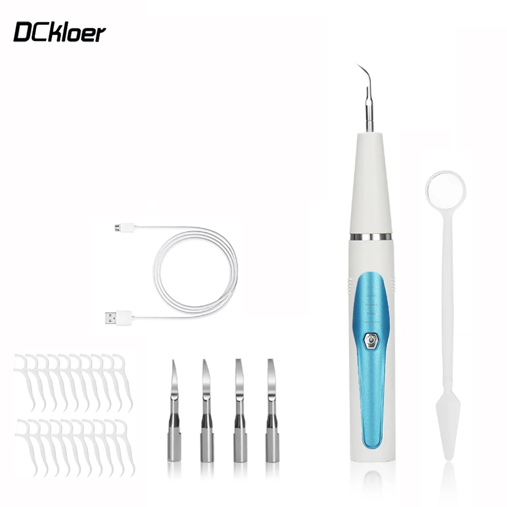 

Electric Tooth Cleaner Dental Scaler Ultrasonic Vibrition Sonic Remove Calculus Smoke Stain Tartar Clean Whiten Teeth Waterproof