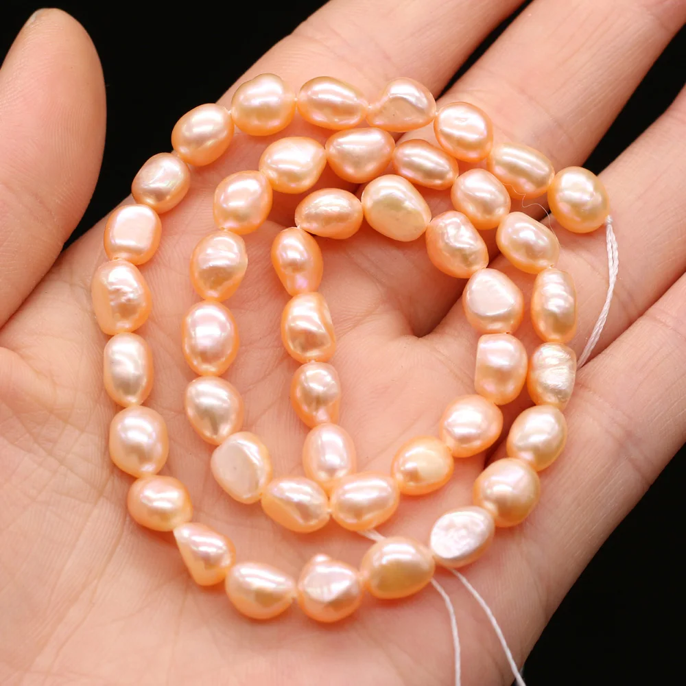 

Natural Freshwater Pearl Beads 5/6/7/8/9mm Irregular Scattered beads for Jewelry Making Necklace Bracelet Accessories