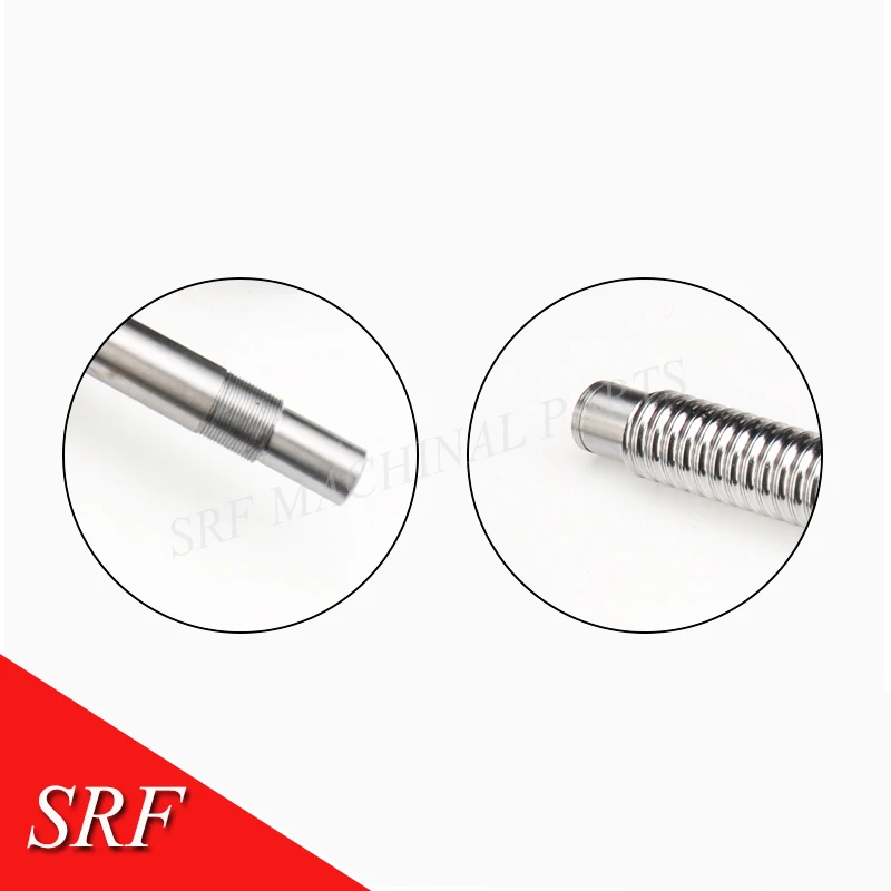 16 мм RM1604 шариковый винт 1 шт. SFU1604 L = 1200/1250/1300/1350/1400 свернутый C7 + шариковая гайка с