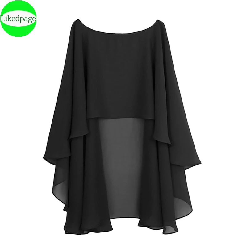 Женская шифоновая накидка-болеро женская свадебная накидка вечерний свадебный