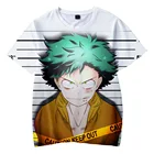 Женскаямужская 3D футболка My Hero Academia, Deku Midoriya Izuku All May Bakugou Katsuki Todoroki Shouto химико Тога, костюм для косплея