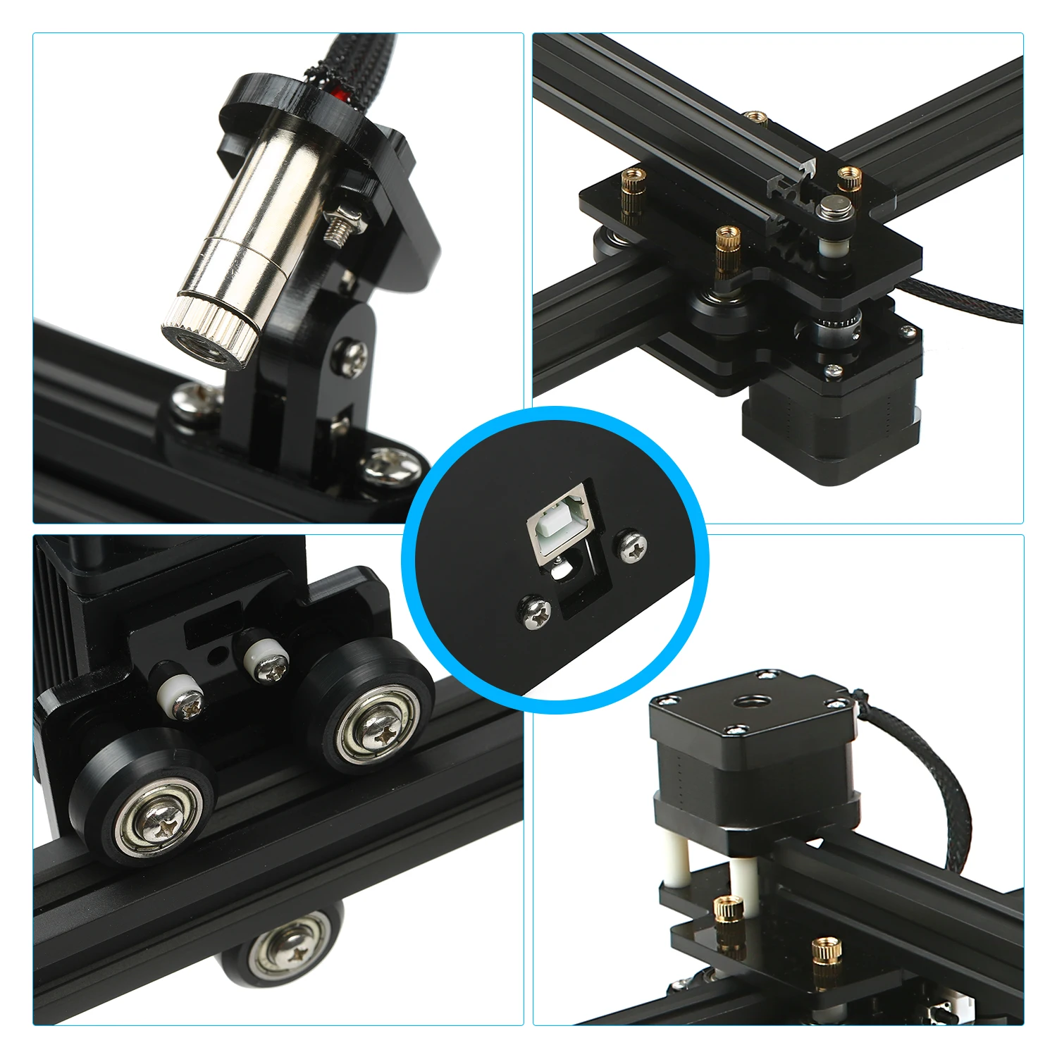 Лазерный гравировальный станок 5500 МВт 30 Вт|Фрезы по дереву| |