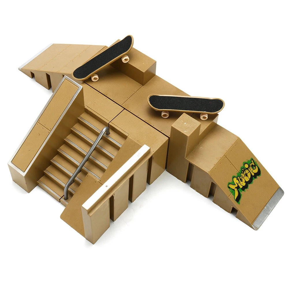 Скейт парк ABS детская игрушка гриф рампа набор практика палуба палец скейтборд