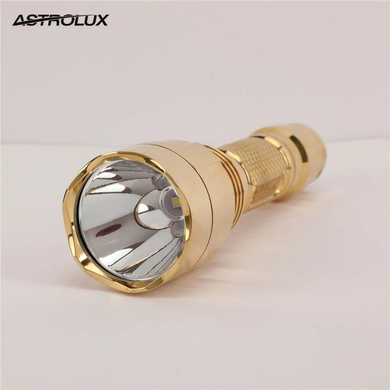 Латунный Astrolux C8 SST40/XP L HI 1300lm 7/4 режима A6 драйвер EDC тактический фонарик 18650