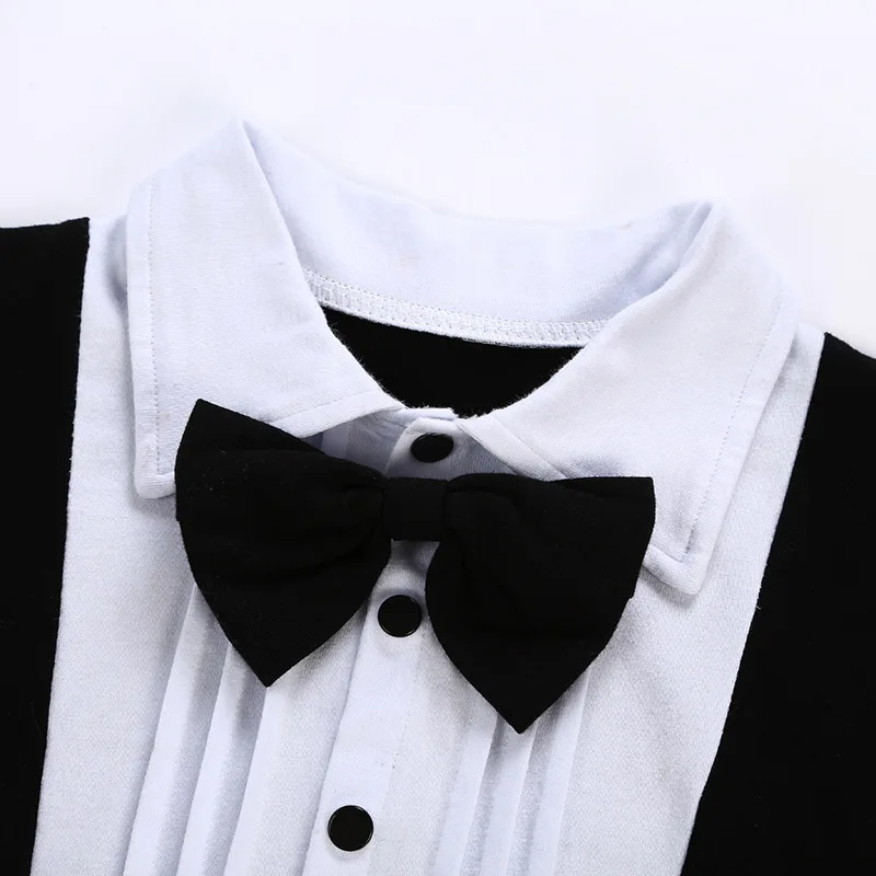 Детский комбинезон с короткими рукавами в джентльменском стиле ropmer youg лето 2020 |