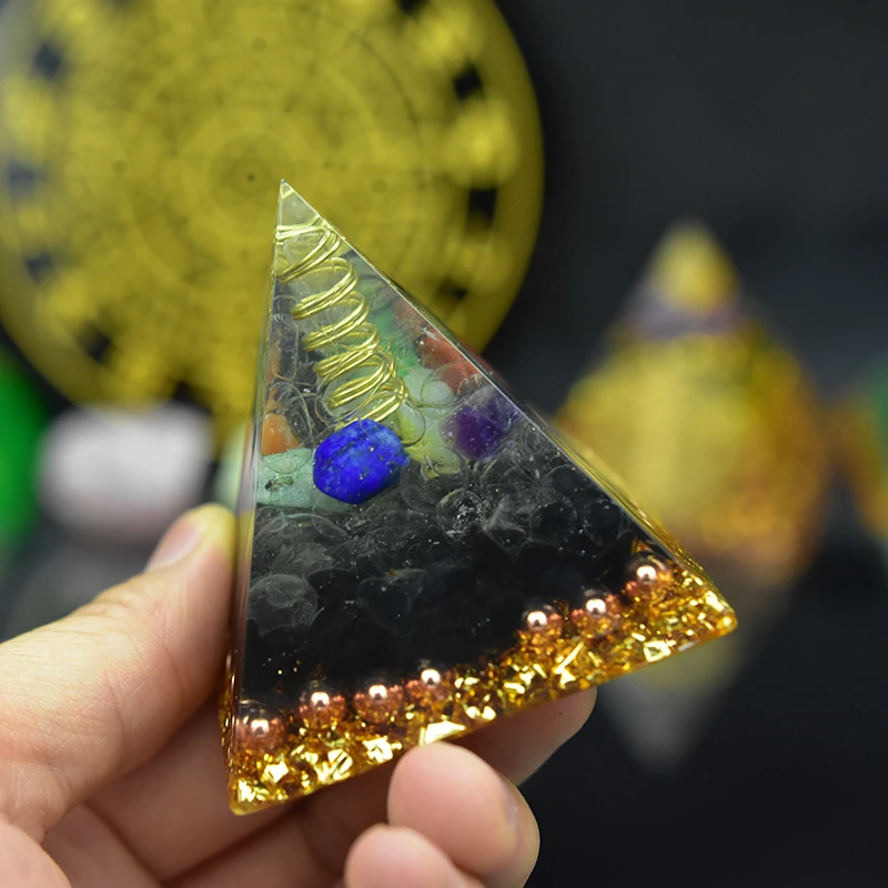 Новый элитный пирамидальный энергетический генератор семь чакр для медитации