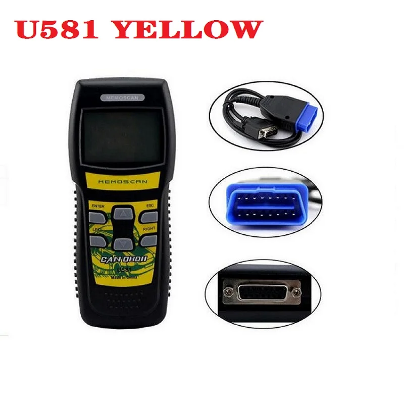 Новинка считыватели кодов Memoscan U581 сканирующие инструменты Автомобильный сканер