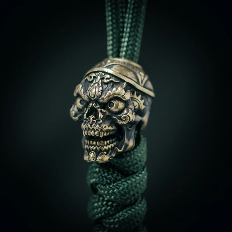 Оригинальный подвесной нож в виде черепа для повседневного использования бусы