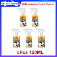 120ml multi purpose foam cleaner anti aging cleaning automoive car interior home foam cleaner car cleaning foam spray