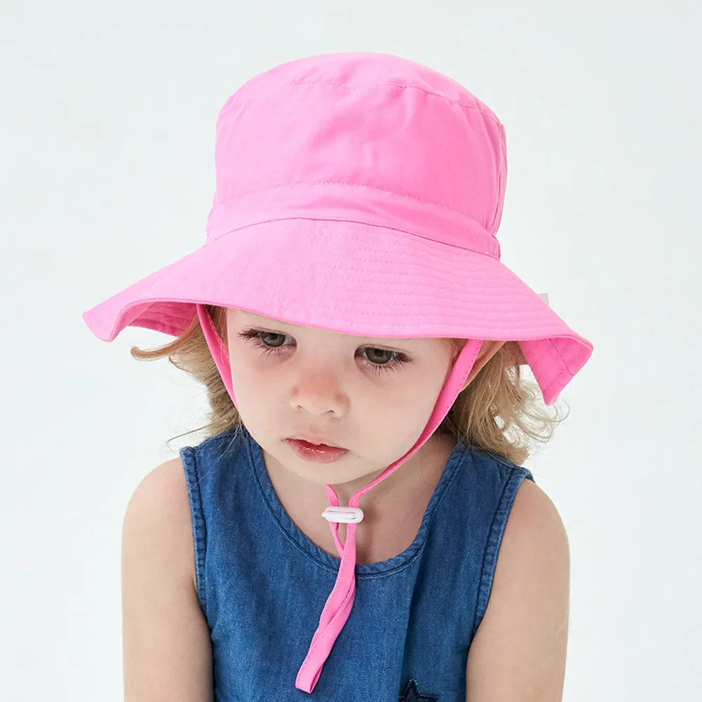 Kids Bucket Hat With Chin Strap 