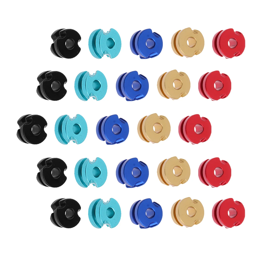 5 шт. прочный алюминиевый сплав для стрельбы из лука 1/8 ''Открытый прицел набор