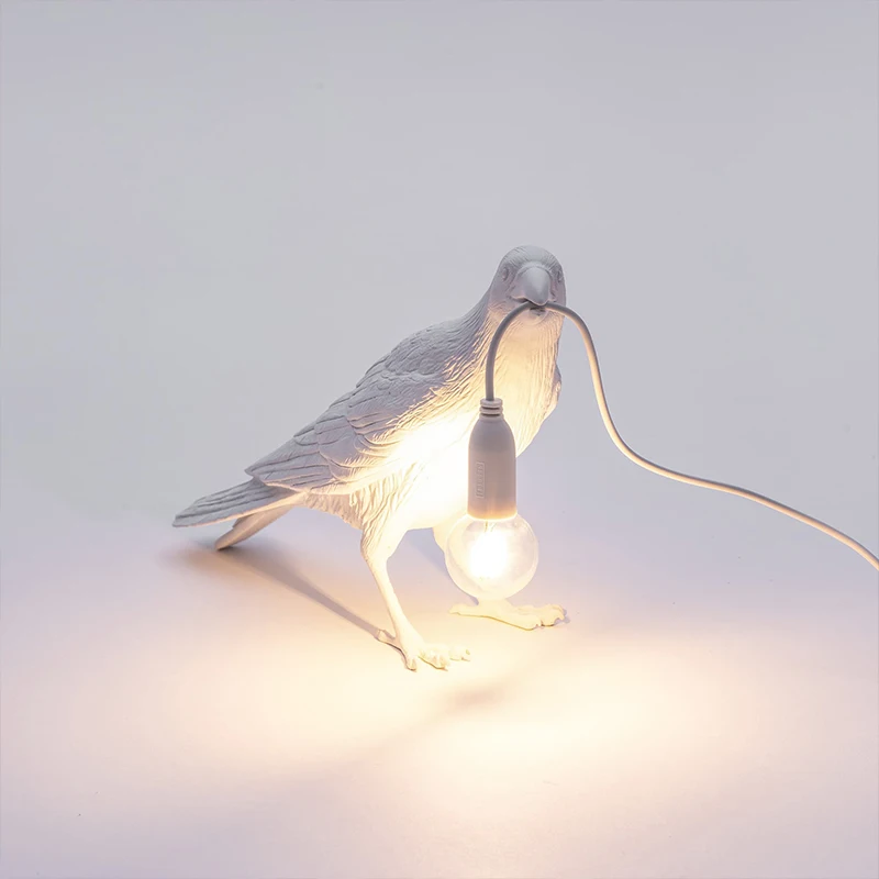 Modern Creative LED Resin Bird Lamp Table Lamps for Living Room Cartoon Gifts Children Home Decor Art Light Fixtures | Освещение