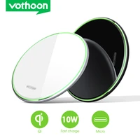 vothoon 15w qi wireless charger for iphone 11 pro xs max xr 8 plus fast wireless charging pad for samsung s10 note 9 8 xiaomi