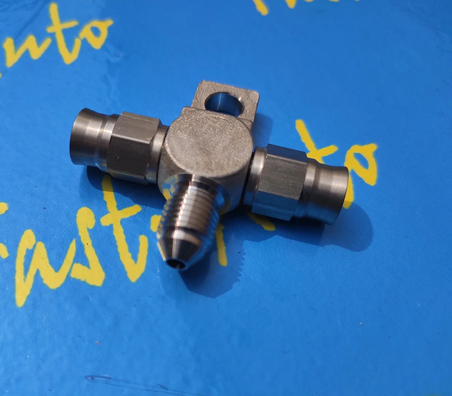 Тройной тормозной фитинг из нержавеющей стали AN3 3an an 3 ptfe 1 штекер 2 гнездовой