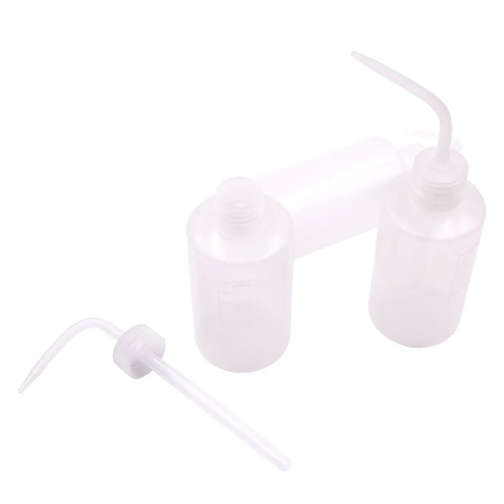 250 мл прозрачная пластиковая бутылка для вымывания выжималка мытья лабораторная
