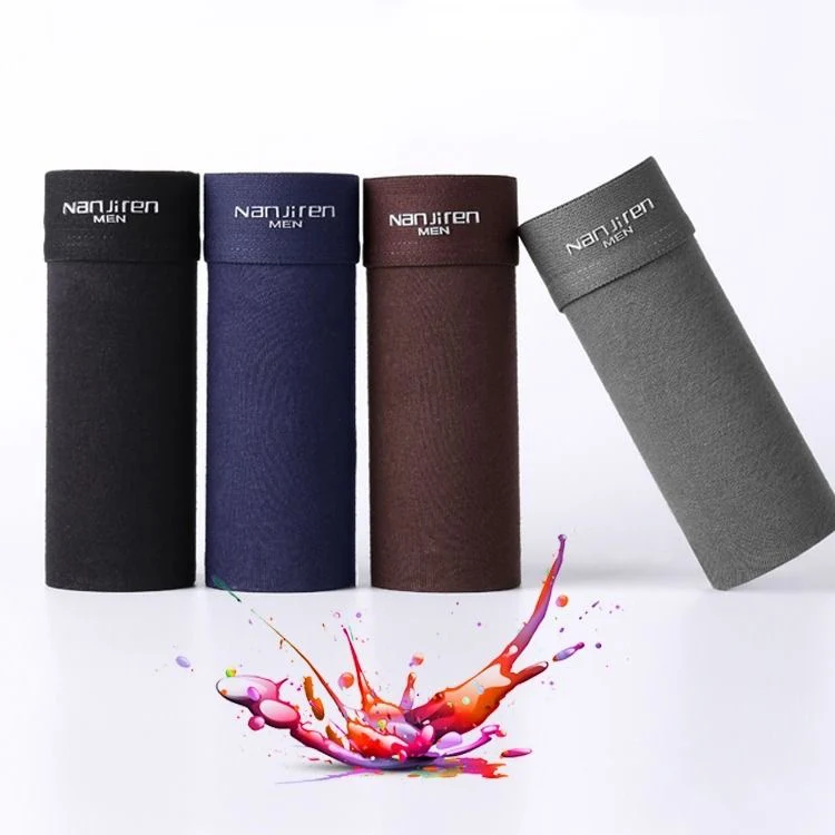 4pcs Mens Underwear Boxers Fashion Sexy Solid Men Underpants Boxer Shorts Comfortable Modal Male Panties Pouch Sheath Underpants