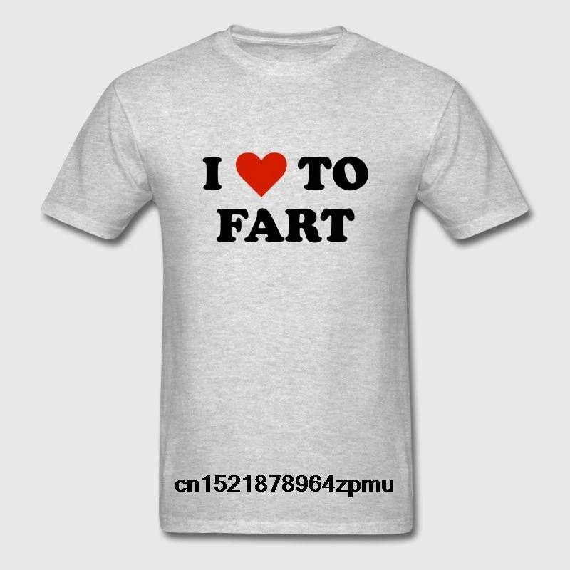 Мужская футболка с надписью I Love To Fart забавная новинка для мужчин| |