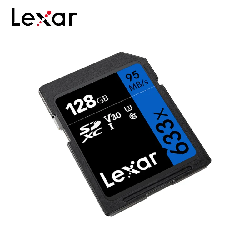 Оригинальная SD карта Lexar 633x 32 Гб U1 класс 10 UHS I высокая скорость 95 м/с V30 64 U3 памяти