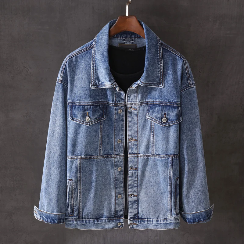 Японская модная мужская куртка высокое качество Винтажный дизайн Повседневная