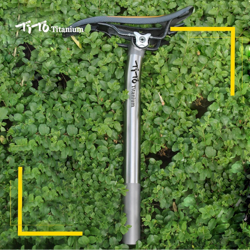 TiTo титановый сплав после поплавок Подседельный штырь дорожный велосипед MTB велосипед стойка сиденья велосипед запчасти 27,2 мм/30,9 мм/31,6 мм сиденье Pos