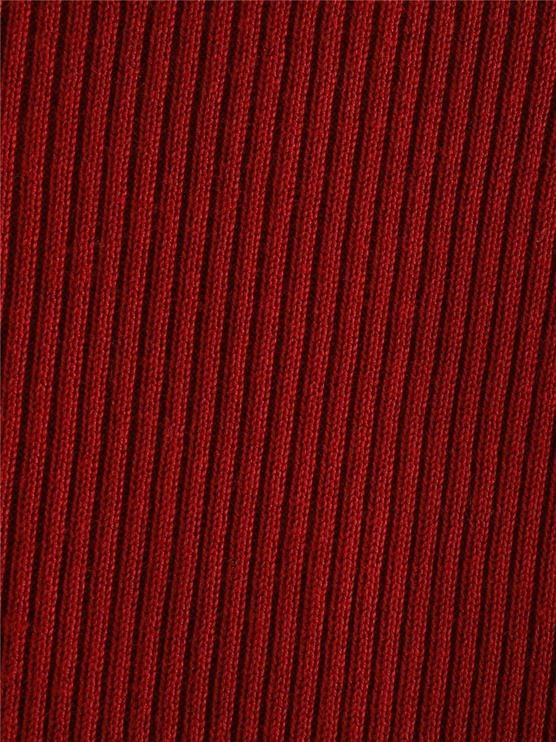 

Elegant Women Square Collar Shirt 2020 Autumn Fashion Ladies Chic Knitted Tops Streetwear Female Causal Claret Elastic Blouse