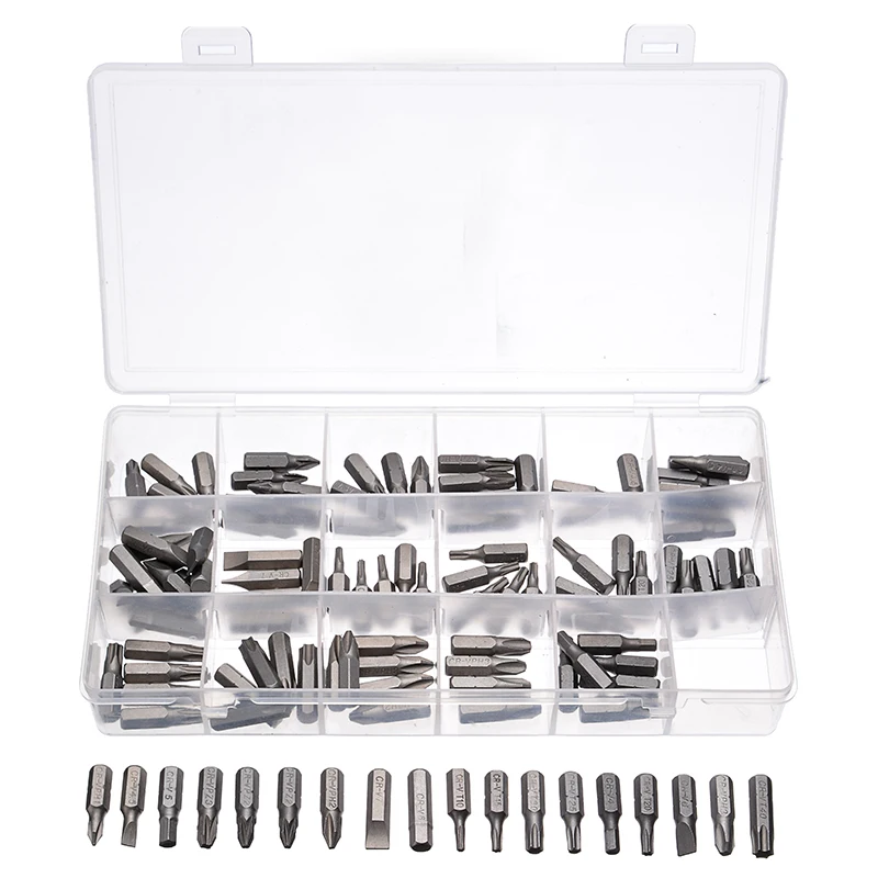 108 шт. Шестигранная винтовая Отвертка Набор бит крестообразный шлиц коробка