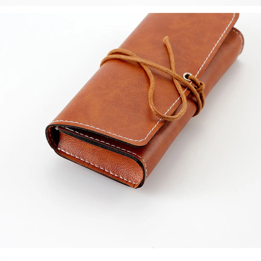 Новый модный портативный Чехол для очков мужчин и женщин из искусственной кожи с