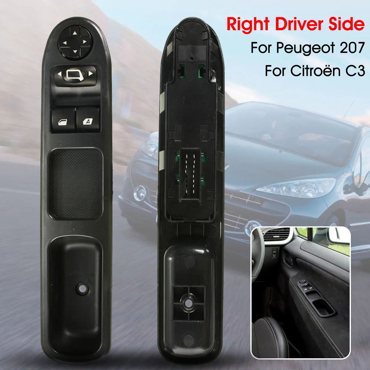 Автомобильный главный переключатель управления окном 6554QC 6554.QC 6490.HQ 6554.HJ для peugeot 207 для Citroen C3 Picasso
