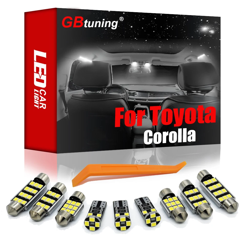 Светодиодная лампа GBtuning Canbus для Toyota Corolla 1988 2020 багажника автомобиля потолочная