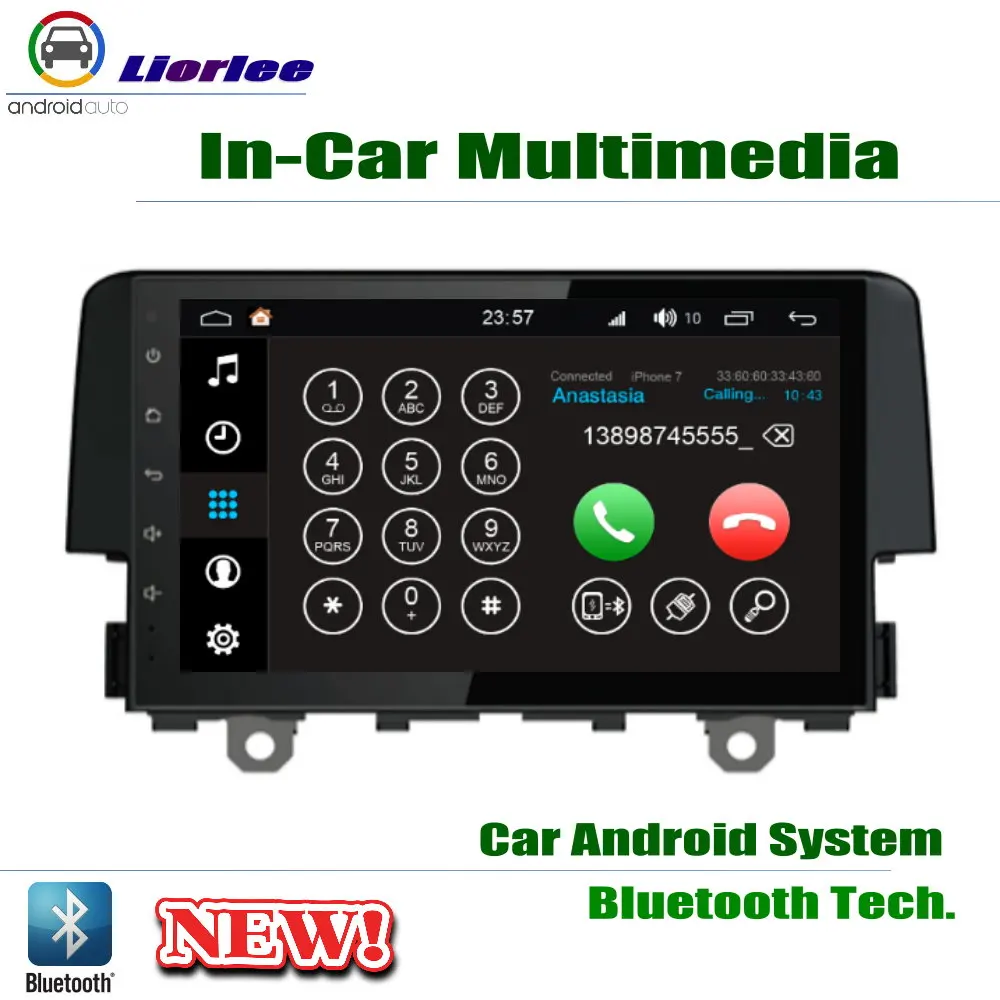Carplayer Android System Core A53 PX5 9 &quotHD IPS LCD экран для Honda Civic 2016 ~ 2019 радио плеер GPS Navi