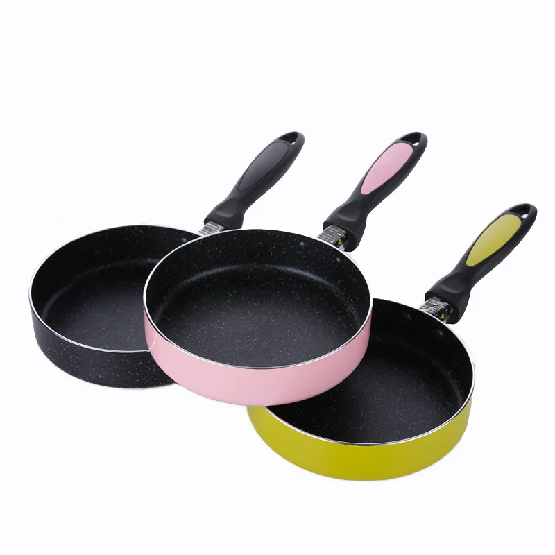 Сковорода высокого качества 20 см антипригарная медная сковорода для жарки с