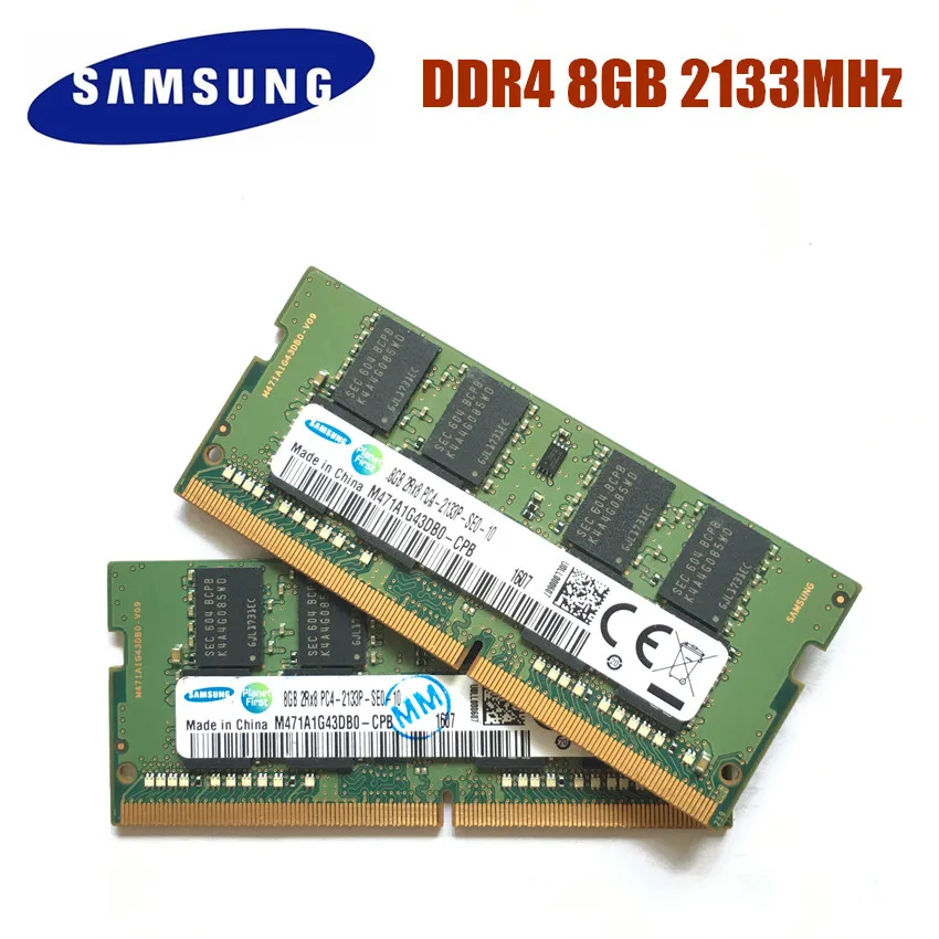 SAMSUNG DDR4 RAM 4G 8G 16G ноутбук с оперативной памятью в 2133 2400 2666MHz 1 2 V Stick для ноутбука