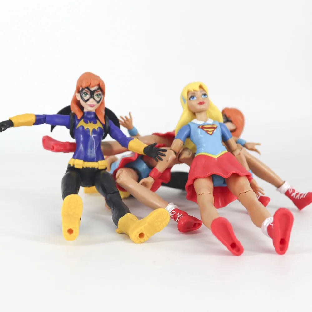 Оригинальная фигурка DC Wonder Woman Супергерои Бэтмен супер девушка модель BJD куклы игрушки для детей Justice League